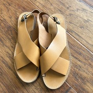 Madewell The Boardwalk Crossover Sandal